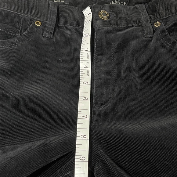 NWT Talbots Black Size 6 Corduroy Pants - Picture 13 of 13